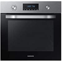 SAMSUNG NV68R3370RS - Horno Pirolítico- Dual Fan 68 L- Interior Cerámica Enamel- Steam Clean- Auto Cook y Guía…